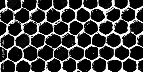 Bee wax texture vector. Seamless natural background ideal for cosmetics, honey, and organic product themes. Provides a detailed pattern of honeycomb cells for packaging or decorative design.