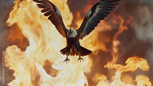 Metaphorical Ascent from Adversity Symbolized by an Avian Creature of Fire Reborn from its Own Embers  Embodying Tenacity  Resilience  and Ultimate Victory in Personal and Professional