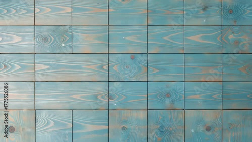 textural backdrop composed of upright timber boards finished in a pale azure tint while revealing the natural wood
