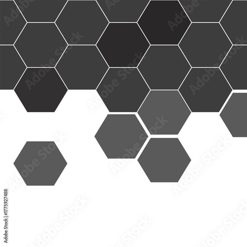 vector background with hexagons