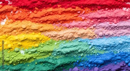 makeup powder rainbow