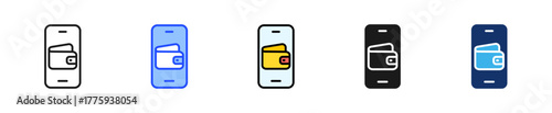 Free Download Mobile Wallet Icon Collection With Multiple Styles - GFXLoad