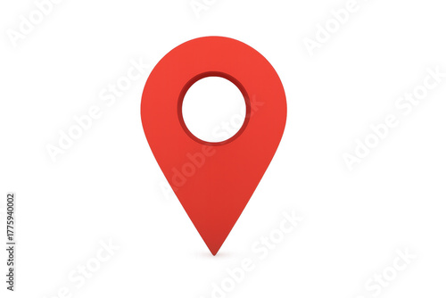 Free Download Red location map pin icon for navigation, gps, travel, destination, and finding a position on a transparent background - GFXLoad