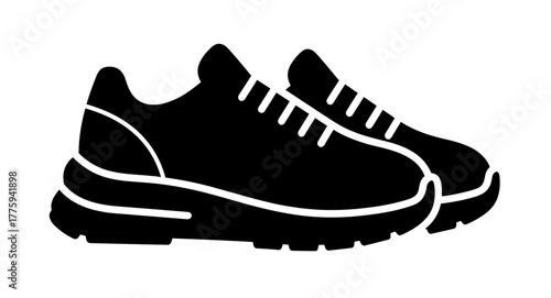 Stylish footwear running shoes athletic shoes sneakers trainers footwear fashion casual footwear sport shoes icon