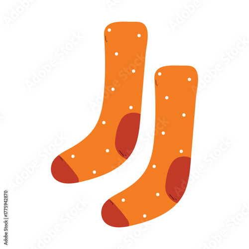 cute hand drawing cartoon socks for fashion, style