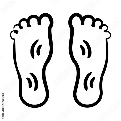 Reflexology Icon - Handdrawn
