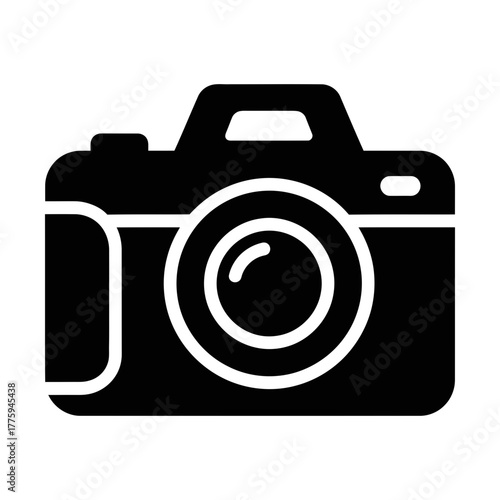 photo camera glyph icon