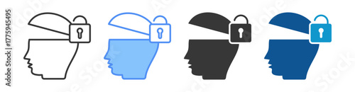 Open Minded Icon Set Multiple Style Collection