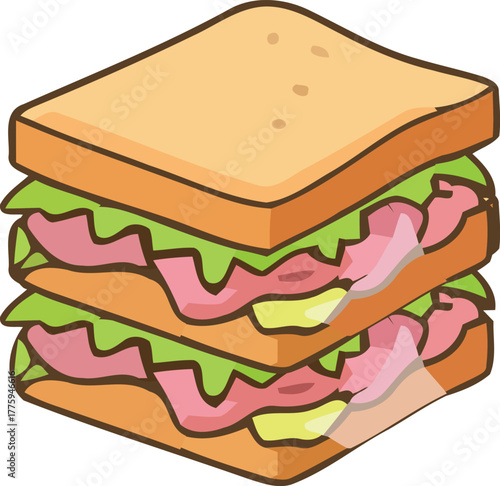 ham and cheese sandwich