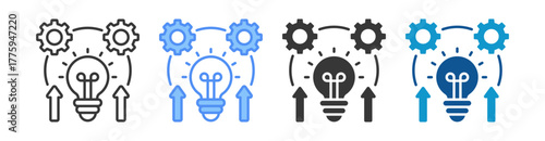 Evolve Icon Set Multiple Style Collection