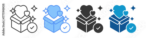 Fulfillment Icon Set Multiple Style Collection