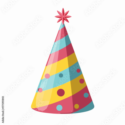 Colorful Party Hat for New Year 2026 Celebration Part 2