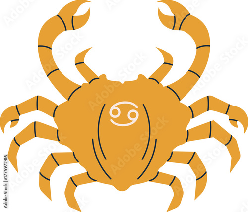 Zodiac Sign Illustration Esoteric Spiritual Astrology Motifs Celestial Elements and Horoscope Symbols constellation