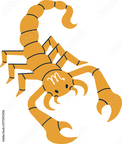 Zodiac Sign Illustration Esoteric Spiritual Astrology Motifs Celestial Elements and Horoscope Symbols constellation