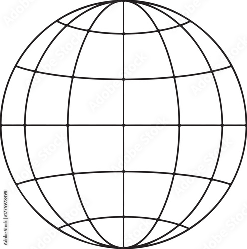 Globe icon, representing global connectivity and reach