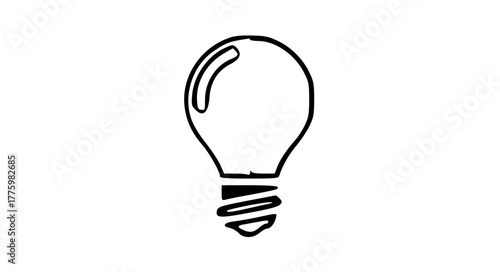 a solid bulb shape glyph icon with smooth edges. Use flat yellow tone. No inner lines. Represents creativity or idea.