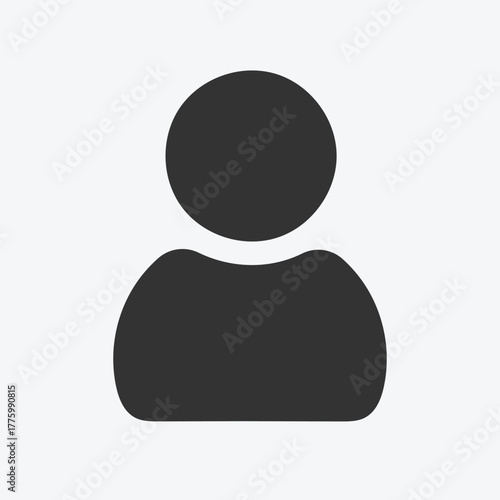 User profile icon vector. Avatar or person icon. Person and Profile. Businessman avatar icon. vector illustration 
