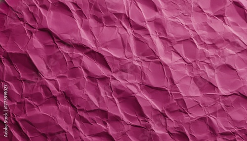 Wallpaper Mural Deep Pink Crumpled Paper Texture Background Torontodigital.ca