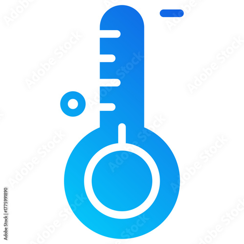 cold temperature gradient fill icon