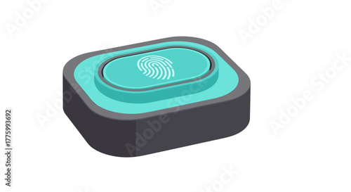 Secure biometric fingerprint scanner device for modern access control and personal identification technology