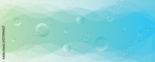 Modern banner background. full color, bright blue green gradation, Modern design