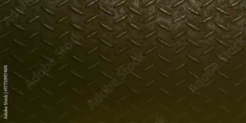 Rough industrial gray metal plate texture pattern with grunge and aged silver metallic surface