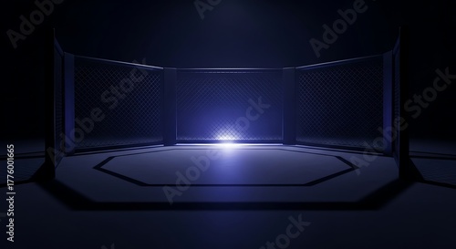Mma Cage Arena Fighting