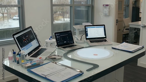 Digitally Rendered Interactive Surface for Use in Clinical and Healthcare