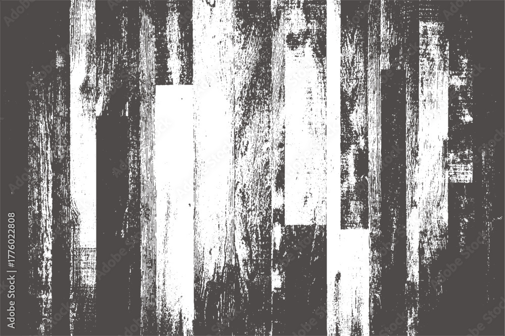 Obraz premium Grunge Distressed Wooden Plank Texture Background
