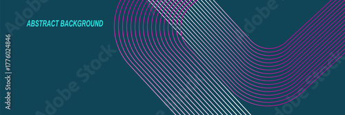 Dynamic background with vibrant flowing lines perfect for modern presentations, website design, or creative marketing projects that need a stylish geometric touch