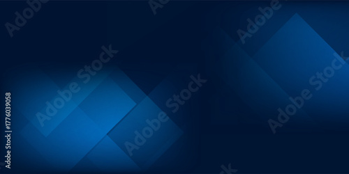 Abstract blue background. Geometric triangle background. Hexagon pattern design
