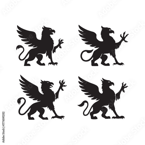 majestic black griffon silhouette collection