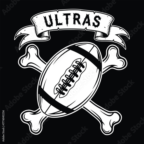 hooligan and ultras desing for tshirt dan logo