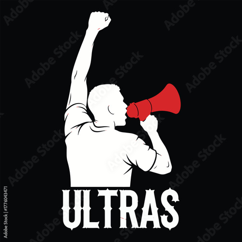 hooligan and ultras desing for tshirt dan logo