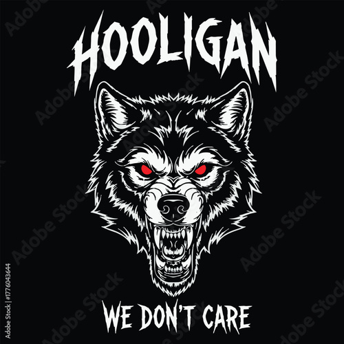 hooligan and ultras desing for tshirt dan logo