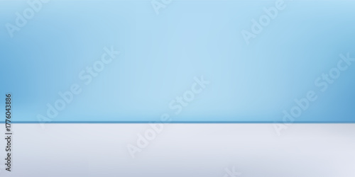 Design pastel blue background for product display or mock up with shadow abstract