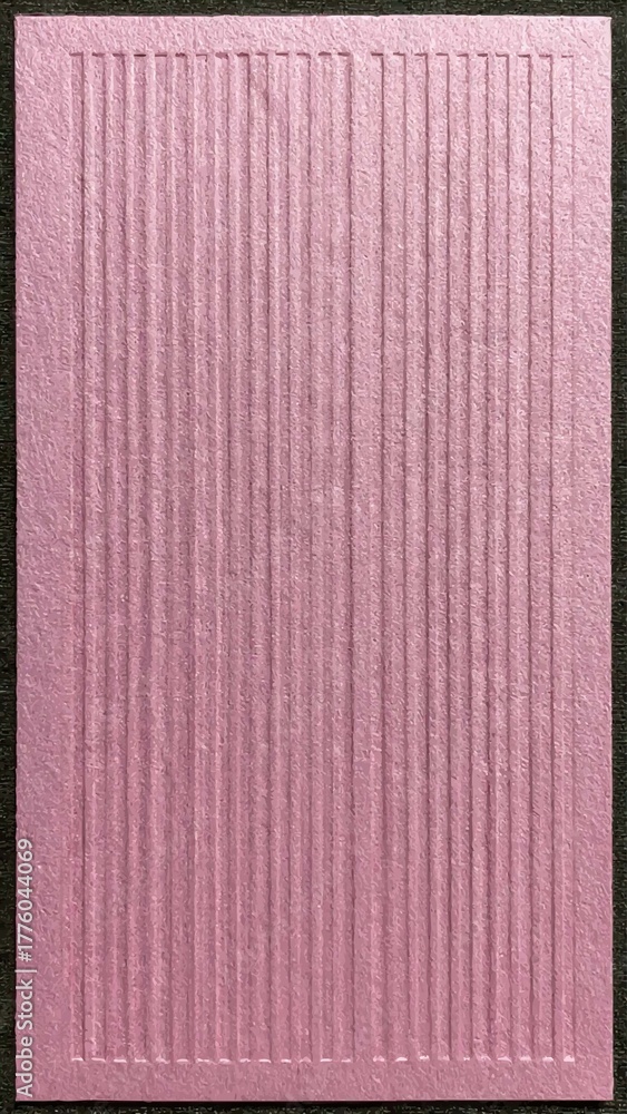 Fototapeta premium Pink paper scratched vertical with lines