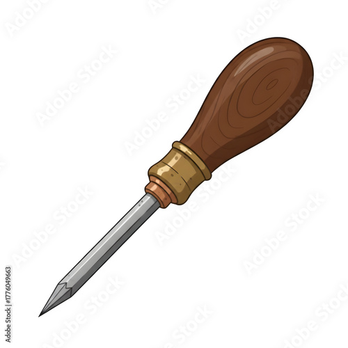 old wooden handle