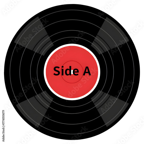 red vinyl record