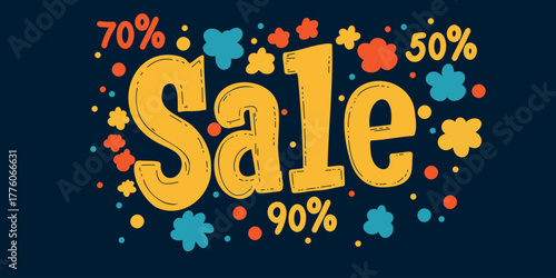 vector illustration discount marketing design