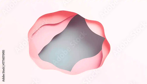 paper cut layered shapes, soft shadows, clean pastel tones, 3D layered paper craft, modern minimal style, high resolution.
