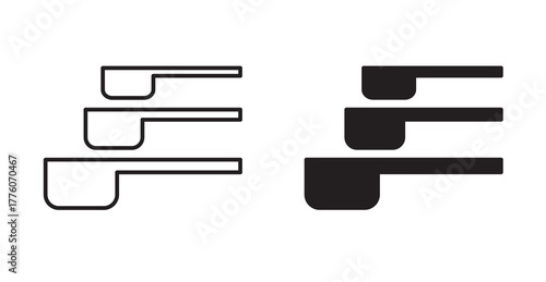 Measuring spoon icon