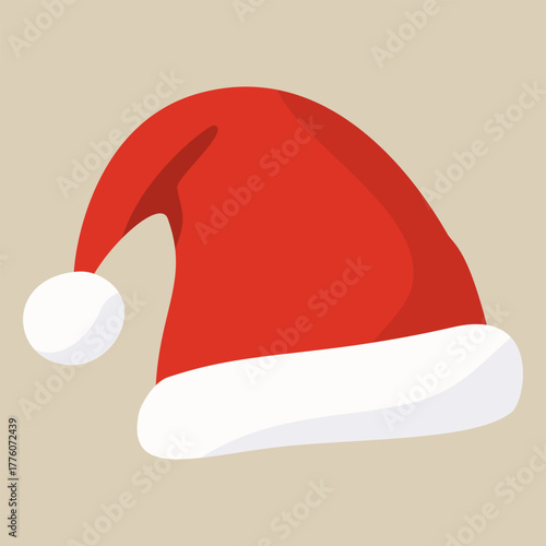 Festive holiday Santa hat for Christmas celebrations