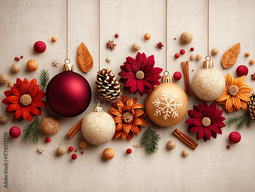 a natural eco Christmas bac...
