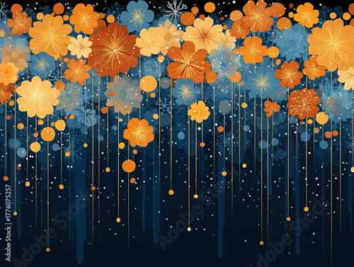 Christmas stars vector