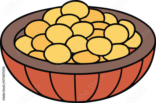 bean curry on white background