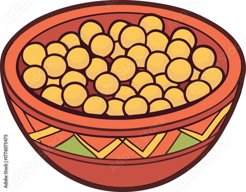 bean curry on white background