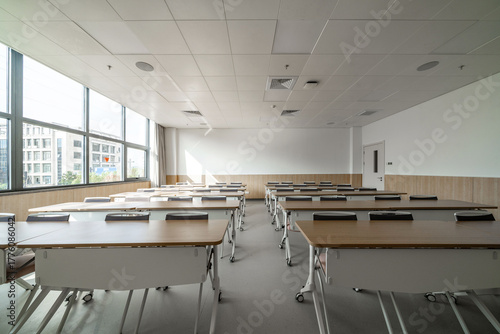 interior of modern conference room