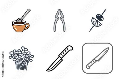 Fashion Jewelry Accessories Icons: Colorful Bracelets, Bangles, and Ear Cuffs Set for Style and Adornment