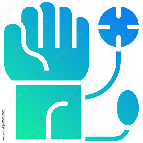 sphygmomanometer gradient fill icon